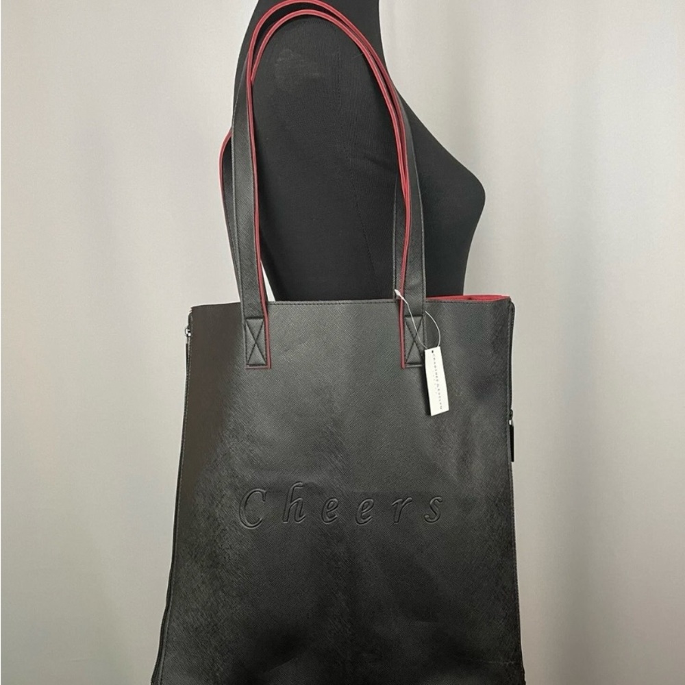 Crabtree & Evelyn “Cheers" Kensington Expandable Tote Bag